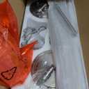 Pendant Lights Kitchen Island 2 Pack, 7" Modern Brushed Nickel Hanging Lights Fixtures with Clear Glass Globe Shade, Kitchen Island Lighting for Bathroom, AD-22280-1P2-SN-C