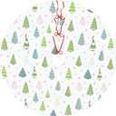 Christmas Trees and Snowflakes Christmas Tree Skirt 36" Christmas Decorations Christmas Tree Skirts Christmas Tree Decorations Indoor Soft Xmas Tree Skirt for Tree Holiday Party Decor