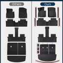 for Hyundai Palisade 2026 2027 Floor Mats Cargo Liner 7/8 Passenger