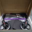 Walkers for Seniors, Foldable Rollator Walker with Durable Aluminum, Dual Adjustable Height Medical Rolling Walker 8" Wheels for All Terrain, Transport Chair with Seat and Backrest, Purple