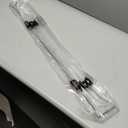 BABELIO Metal Baby/Dog Gate Extender, 2.75inch (7cm) Gray Pet Gate Extension, Extra Wide Pet Gate Accessories for Stairs & Doorways, NO Need Tools NO Drilling, 36" Tall