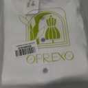 Women's Cropped Cardigan Sweater Crew Neck Button Down 3/4 Sleeve Soft Knit Bolero Shrugs (XX-Large, White)