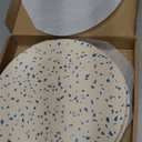 Nook Theory 4 Pack Reusable Bamboo Plates - Non-Toxic Toddler and Kids Plate, Dishwasher Safe, Not Microwavable Dinnerware (Terrablue 10")