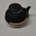 suyika Japanese Tetsubin Cast Iron Teapot Tea Kettle pot with Stainless Steel Infuser for Stovetop Safe Coated with Enameled Interior 22 oz/650 ml