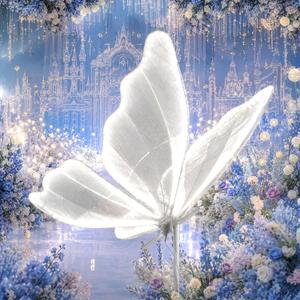 Giant Butterfly Floor Lamps Decorations LED Butterfly Lamps with Base Adjustable Height Butterflies Floor Lamp Decorative Butterflies Stand up Lamp for Wedding Ceremony Banquets Birthday Party Decor