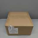 COOK WITH COLOR Mixing Bowls with TPR Lids - 12 Piece Plastic Nesting Bowls Set includes 6 Prep Bowls and 6 Lids, Microwave Safe Mixing Bowl Set (Blue and White)