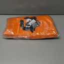 2 Pack Halloween Hand Towels Embroidered Orange Ghost Trick or Treat Cotton Dish Towel with Ribbon for Bathroom Hand Drying Kitchen Cleaning Towel Gift Set, 29.5 x 13.7 Inch