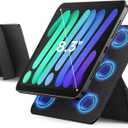 SURITCH for iPad mini A17 Pro(7th Gen)/2021(6th Gen) Magnetic Stand Holder, 8.3-inch, Slim Tablet Stand, Lightweight Portable, Support Portrait & Landscape, Tablet Holder for iPad Mini 8.3"-Black