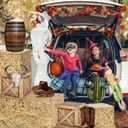 10Pcs Western Cowboy Party Decorations Set 3 Hay Bales Boxes 2 Wood Print Boxes and 5 Cowboy Centerpieces Decor for Birthday Western Wedding Farm Harvest Party Favors