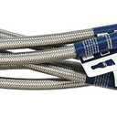 (6pcs 12 inch) PLUMBINGMASTER Toilet Water Supply Line,3/8" Comp x 7/8" BC Braided Stainless Steel Toilet Supply Line,Toilet Connector Hose with Anti-Leaking Brass Nut