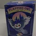 Potaroma Flapping Owl Cat Toys (No Flying), Lifelike Bird Chirp, Rechargeable Touch Activated Kitten Toy, Interactive Catnip Kicker Exercise Toys 4.0" for All Breeds