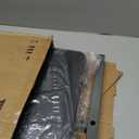 Vaunn Medical Pneumatic Adjustable Overbed Bedside Table with Wheels (Hospital and Home Use) (Black)