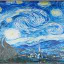 Car Windshield Sun Shade - Blocks UV Rays Sun Visor Protector, Sunshade to Keep Your Vehicle Cool and Damage Free, Easy to Use, Fits Windshields of Various Sizes (Standard 59 x 31 inches) (Starry Night)