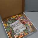 Artgar Fall Wreath, Fall Wreaths for Front Door, 24 in Fall Decor Floral Wreath, Door Wreaths for Front Door Outside All Season for Thanksgiving Home Indoor Outdoor Wall Decor (Red Orange Yellow)