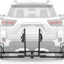 ECOTRIC Hitch Mount Bike Rack 2'' Receiver Bicycle 2-Bike Rack for SUV Van Truck Car RV Minivans, 200 LBS Capacity Platform Style for Mountain Bike E-Bike Steel