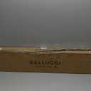 Ballucci Floating Shelves for Wall, 48" Wood Wall Shelf Set of 2, with Invisible Brackets for Bathroom, Living Room, Bedroom, Kitchen, Nursery, 8" Deep, Black