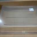 Rubbermaid Commercial Products Polycarbonate Food Storage Box/Tote 8.5 Gallon Clear for Restaurant/Kitchen/Cafeteria, 6" x 26" x 18"