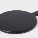 1 Pcs 11" x 12" , 1 Pcs 11" Acacia Modern Serving Board Black 