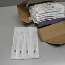 50 Pcs 1ml Syringes with Caps Oral Dispenser Individually Sterile Wrapped for Medicine Dropper, Colostrum Collect Feeding Pets, Liquid