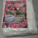 Garden Pest Barrier Netting, Ultra Fine Mesh 10x52Ft Plant Cover Protection for Vegetable Plants,Fruits,Flowers, Cicada Netting for Trees Protect Net for Raised Beds Against Birds Insect Bugs Out