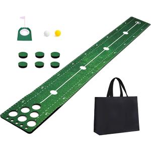 Golf Putting Game, Portable Putting Green Game for Indoor & Outdoor