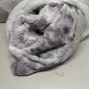 Electric Throw Blanket,Soft Faux Fur Heating Blanket Throw,5 Heat Settings &4Hrs Auto-Off, Overheat Protection, Plush Tie Dye Heated Shawl for Couch Bed (50"x 60" Grey)