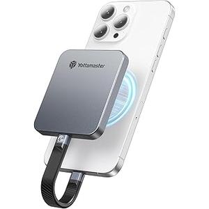 Yottamaster 512GB Magnetic External SSD, Up to 2000MB/s USB 3.2 Gen 2x2 Portable Solid State Drive, Supports 4K ProRes HDR Compatible with iPhone 17/16 Pro Max, Smartphone, Tablet, Laptop