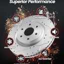 Front Brake Kit for F-150【2010-2020】【10-14 6-Stud Only】Rotors Kit