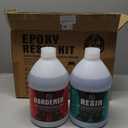 Epoxy Resin - Ultra-Gloss 1 Gallon Kit, Crystal Clear, Self-Leveling, UV & Impact Resistant Resin Kit for Art, Jewelry, Tables & Countertops, Easy 1:1 Mix, DIY Crafts