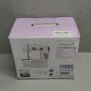 Magicfly Mini Sewing Machine with Extension Table, Dual Speed Portable Sewing Machine for Beginners with Light, Sewing Kit for Household Use, White