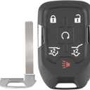 Self-Programmable Replacement for Proximity Smart Key Fob for 2015 2016 2017 2018 2019 2020 Chevy Suburban Tahoe GMC Yukon (FCC:HYQ1AA) 1 pcs