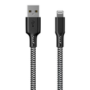 Cell Candy 10 Ft Braided Charge For Apple Lightning, Black