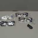 CCVOO +1.5 Oprah Style Reading Glasses for Women, Eyeglasses, Blue Light Readers for Women, Computer Eye Glasses, Cheaters
 (Black + Leopard + Tortoiseshell+ Clear)