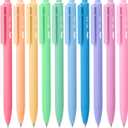 Mr. Pen- Retractable Gel Pens, 10 Pack, Color Ink Gel Pens Fine Point, Pastel Colors, 0.7mm Gel Pens Fine Point, Retractable Pens, Cute Pens, Aesthetic Pens for Journaling Fine Tip Pens