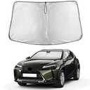EcoNour Windshield Sunshade Compatible for Lexus UX 2019-2024 2025 2026, 200/250h/260h/300h/300e Sun Visor for Front Windshield & Window Sun Shade Cover, UV Heat Blocker & Protector, Car Accessories