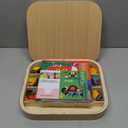 Wooden Magnetic Pattern Blocks Set with Cards, 288 PCS Montessori Tangram Puzzle Learning Toys for Toddlers 4-8, Educational STEM Gift for Kids Boys Girls 4 5 6 7 8