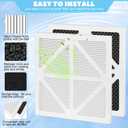 Upgrade 700 Pleated Paper MERV 13 Pre and 125027 Activated carbon Filter Compatible With for Dri Eaz HEP 700 Filter,4 Pack