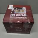 Ice Cream Maker Attachment for KitchenAid Stand Mixer, Compatible with 4.5/5QT & 6QT Stand Mixers, 2 Quart Frozen Kitchenaid Ice Cream Maker Attachment Ice Cream Bowl for Yogurt/Sorbet Gelato