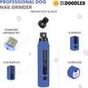 We Love Doodles Dog Nail Grinder - Essential Grooming Kit for Dogs at Home, Electric Dog Nail Trimmers, Quiet Pet Nail Grinder for Dogs, Safe Nail Trimmer for Dogs, Suitable for Large & Small Breeds