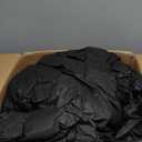 Hobestluk 5ft Bean Bag Chairs for Adults Large Beanbag Chair with Chevron Plush Fur Cover Big Bean Bag Chair for Living Room Bedroom Dorm Office - Black (50 x 50 x 24)