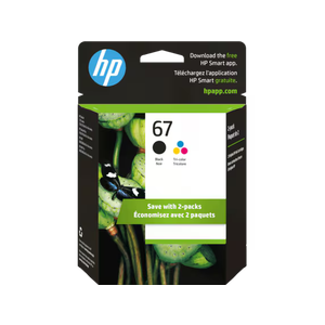 HP Instant Ink Cartridges 67/305 Black & Tri-Color 3JB26A / 3JB27A