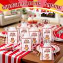 Kigeli 30 Set Cheer Duck Keychains Gift Bulk Cheerleading Team Gifts with You've Been Cheer Ducked Cards Organza Bags