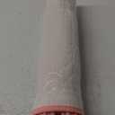 FRESHMINT Chenille Bathroom Rugs Mat 24"x17",Non-Slip Bath Mat for Bathroom Floor & Bathtub, Washable Soft Shower Shag Bath Rugs, Durable Fluffy Thick Water Absorbent Microfiber Shower Mat, Coral