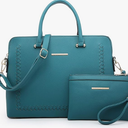 Dasein Laptop Bag for Women 14 Inch Computer Shoulder Bag Large Capacity Messenger Bag Business Office Professional Work Tote