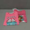 The Children's Place Baby-Girls and Toddler Assorted Everyday Long Sleeve Graphic T-Shirts,Multipacks Unicorn/Dad Bear/Mama 2-Pack 12-18MOS