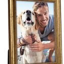Malden International Designs 2177-57 Classic Wood Picture Frame, 5x7, Gold