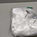 CozyLux Satin Fitted Sheet Queen Size, White Silky Satin Bed Fitted Sheet Only with Silky Microfiber, Deep Pocket, Single Bottom Sheet Sold Separately, Breathable, Smooth and Soft