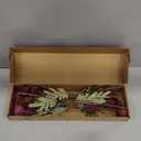 Floroom 5pcs Burgundy Faux Silk Mums Artificial Flowers, Bulk Fake Small Mini Chrysanthemums with Stems for DIY Wedding Centerpieces Floral Arrangements Vase Fillers Home Decorations