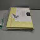 Amazon Basics 50 sheet Wide Ruled Lined Writing Note Pad, 8.5" x 11.75", 12-Pack, 600 Perforated Sheets, Canary