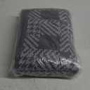 PuTian Merino Wool Blanket - 87" x 63" Thick Warm Soft Large Bed Throw - Great for Camping, Outdoors, Travel, Car, Couch, All Seasons Houndstooth Grey